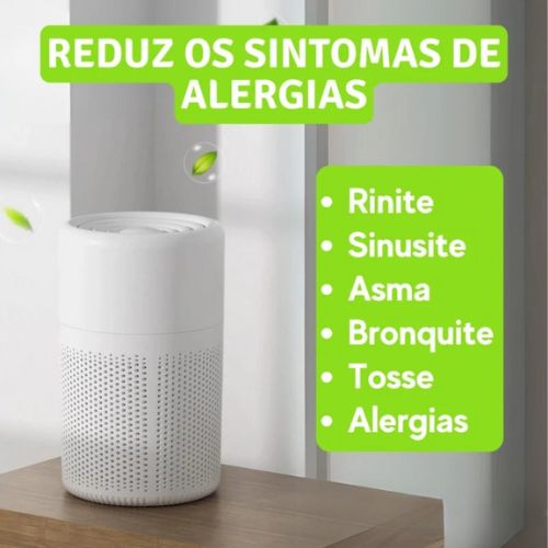 Purificador de Ar - Filtro HEPA e Função Ionizador - AirTech