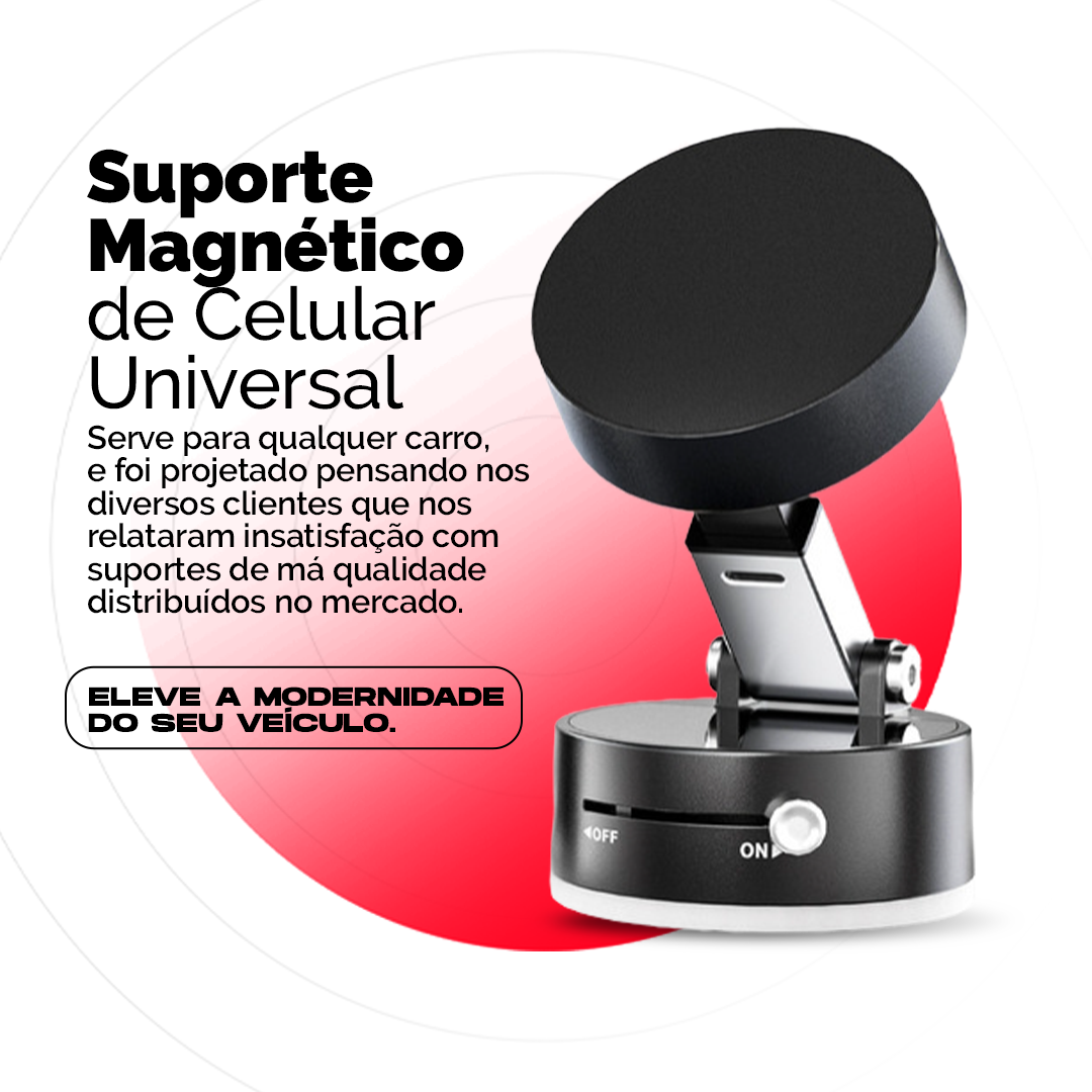 MagPro 2.0 Nivus™ Suporte À Magnético Ultraresistente Universal - (🔥 Frete Grátis Apenas Hoje! )