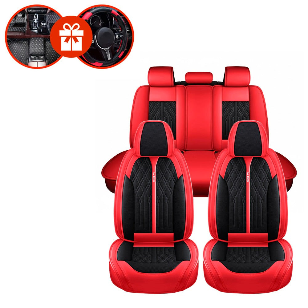 Capa Completa Automotiva Universal Aureon em Couro Legítimo e AirBag +BRINDES: Tapete e Capa Para Volante