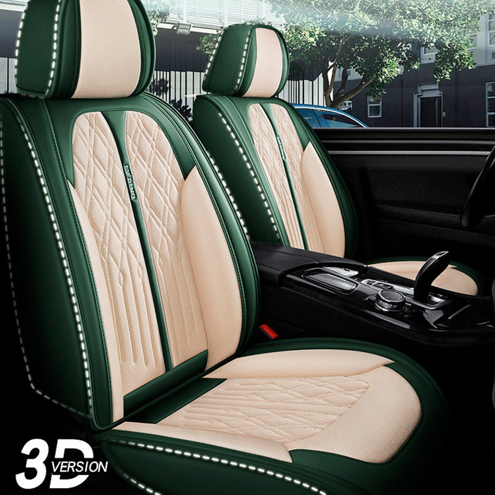 Capa Completa Automotiva Universal Aureon em Couro Legítimo e AirBag +BRINDES: Tapete e Capa Para Volante