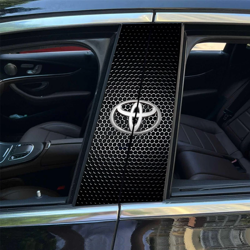 Adesivo para Coluna do Carro Personalizado Universal - 2 Pçs