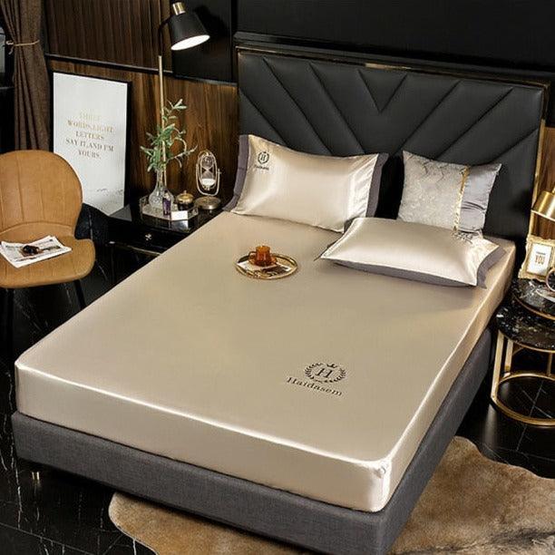 Conjunto Sleep Luxury™ / Lençol de Seda Cetim + Fronhas