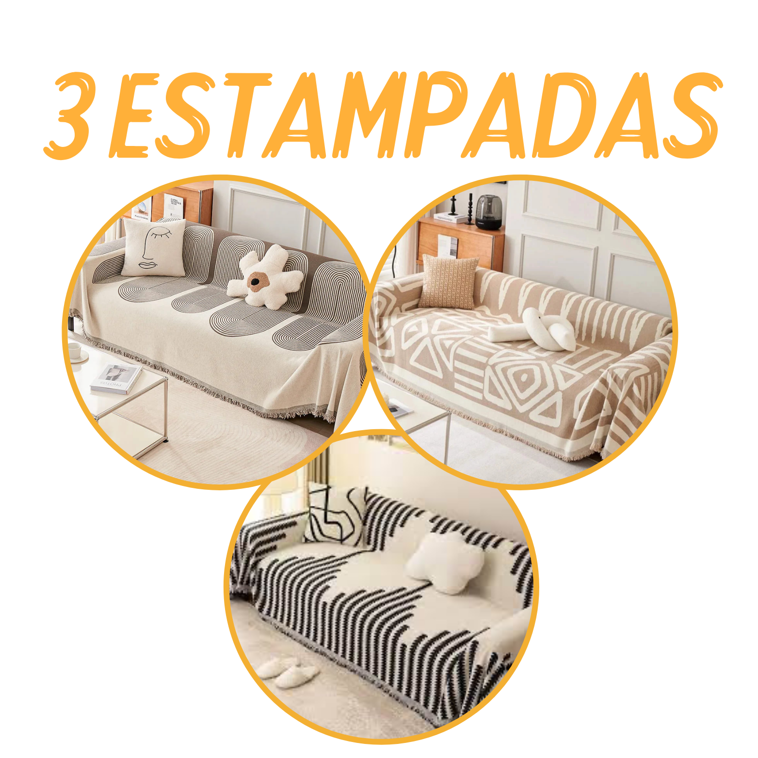 [COMPRE 1, LEVE 3] Cover Soft™ - Capa de Sofá + BRINDE 2 Capas de Almofada