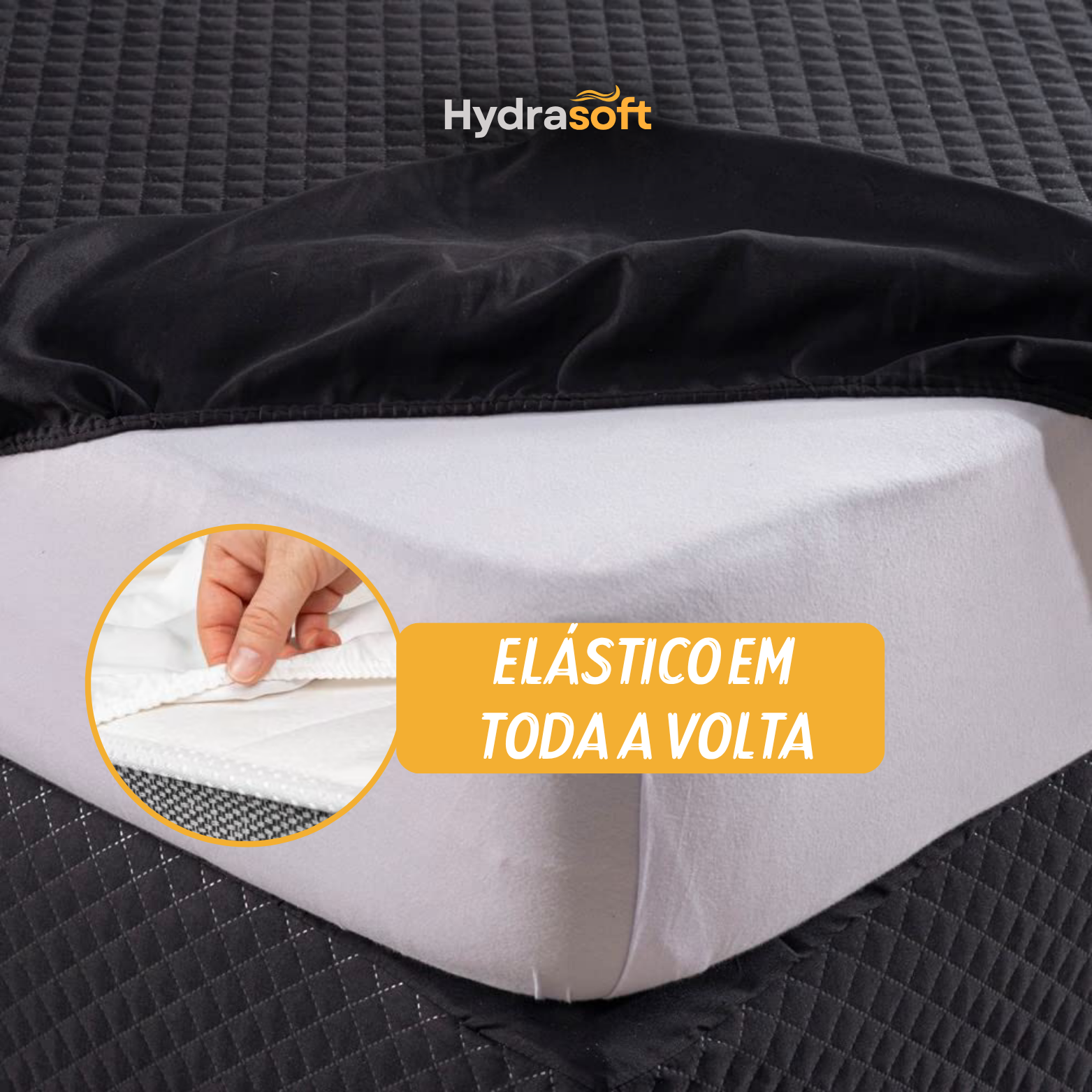 [COMPRE 1, LEVE 3] Hydra Soft™ Jogo de Cama Impermeável Premium – Capa + 2 Fronhas
