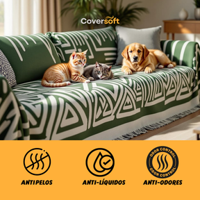 [COMPRE 1, LEVE 3] Cover Soft™ - Capa de Sofá + BRINDE 2 Capas de Almofada