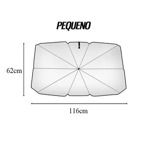 BrellaShieldUV™ 2.0 Protetor Solar Parabrisa de Carros Dobrável