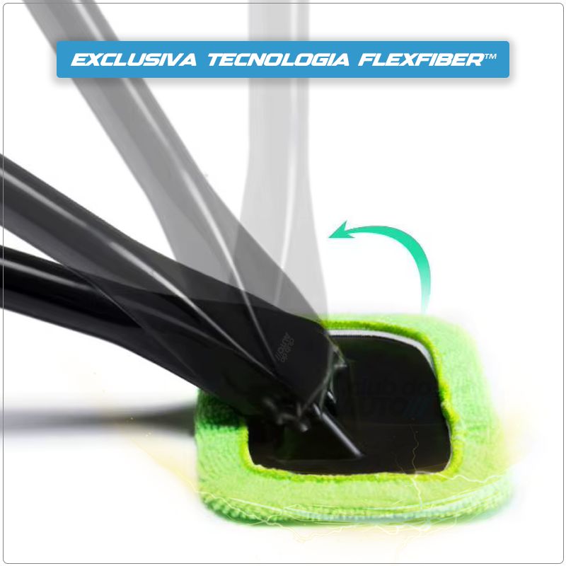 CleanVision™ Limpador de Parabrisa 180° Portátil Longo Alcance