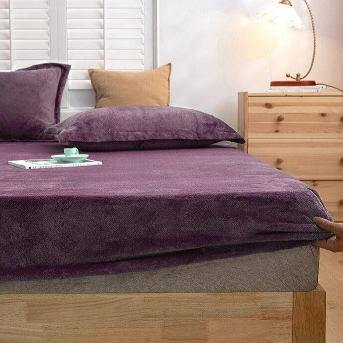 Conjunto Calme™ de Lençol + Fronhas em Veludo Super Macio