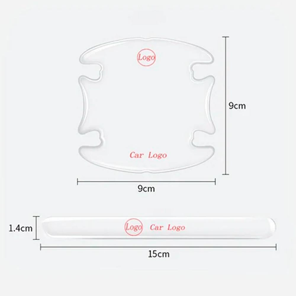 HandSticker™ Adesivo Protetor de Maçaneta Automotivo Premium - 8 Pçs