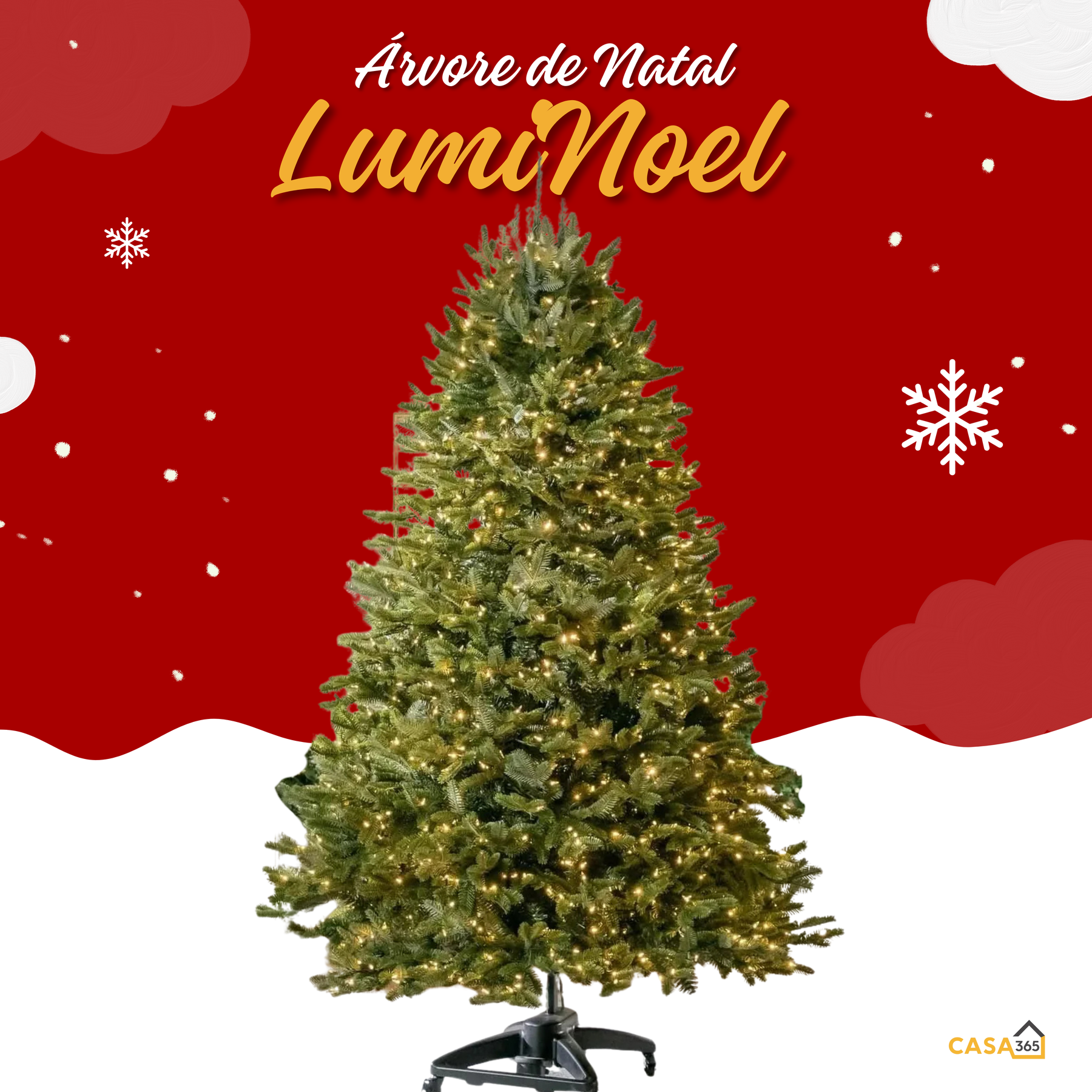 LumiNoel™- Árvore de Natal Premium com LEDs Embutidos [BLACK FRIDAY]