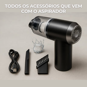 Mini Aspirador Portátil para Carro