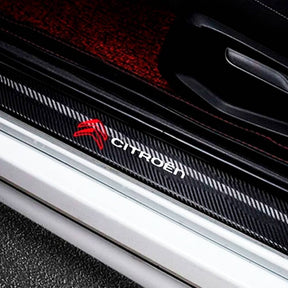 CarbonFilm™ Protetor de Soleira Anti-risco Premium - 4 Pçs