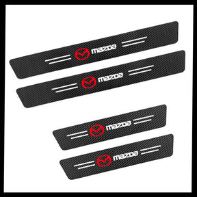 CarbonFilm™ Protetor de Soleira Anti-risco Premium - 4 Pçs