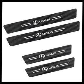 CarbonFilm™ Protetor de Soleira Anti-risco Premium - 4 Pçs