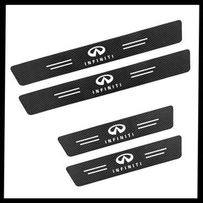 CarbonFilm™ Protetor de Soleira Anti-risco Premium - 4 Pçs