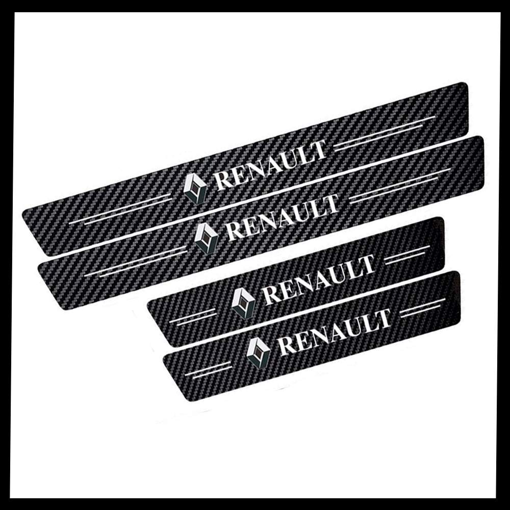 CarbonFilm™ Protetor de Soleira Anti-risco Premium - 4 Pçs