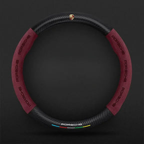 CarbonSuede Nivus™ Capa de Volante em Carbono com Suede - (🔥 Último Dia Frete Grátis )