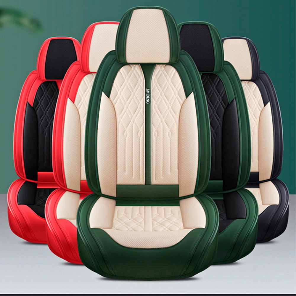 Capa Completa Automotiva Universal Aureon em Couro Legítimo e AirBag +BRINDES: Tapete e Capa Para Volante